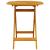 Set de bistro pliabil, 3 piese, lemn masiv de acacia GartenMobel Dekor