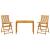 Set mobilier de grădină, 3 piese, lemn masiv de acacia GartenMobel Dekor