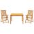 Set mobilier de grădină, 3 piese, lemn masiv de acacia GartenMobel Dekor