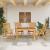 Set mobilier de grădină, 5 piese, lemn masiv de acacia GartenMobel Dekor