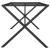 Picioare masă de sufragerie X-Frame 160x80x73 cm Fontă GartenMobel Dekor