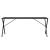 Picioare masă de sufragerie X-Frame 160x80x73 cm Fontă GartenMobel Dekor