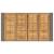 Masă de grădină blat lemn acacia gri 145x80x110 cm poliratan GartenMobel Dekor