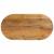 Blat de masă oval, 80x40x3,8 cm, lemn masiv de mango GartenMobel Dekor