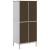 Șifonier "FLORO", alb, 77x53x171 cm, lemn masiv pin GartenMobel Dekor