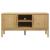 Dulap TV "FLORO", maro ceruit, 114x43x55 cm, lemn masiv de pin GartenMobel Dekor