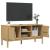 Dulap TV "FLORO", maro ceruit, 114x43x55 cm, lemn masiv de pin GartenMobel Dekor
