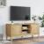 Dulap TV "FLORO", maro ceruit, 114x43x55 cm, lemn masiv de pin GartenMobel Dekor