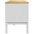 Dulap TV "FLORO", alb, 114x43x55 cm, lemn masiv de pin GartenMobel Dekor