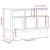 Dulap FLORO, alb, 114x43x74 cm, lemn masiv de pin GartenMobel Dekor