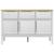 Dulap FLORO, alb, 114x43x74 cm, lemn masiv de pin GartenMobel Dekor