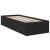 Cadru de pat, negru, 75x190 cm, lemn prelucrat GartenMobel Dekor
