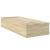 Cadru de pat, stejar sonoma, 75x190 cm, lemn prelucrat GartenMobel Dekor