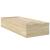 Cadru de pat, stejar sonoma, 75x190 cm, lemn prelucrat GartenMobel Dekor