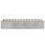 Cadru de pat, gri beton, 75x190 cm, lemn prelucrat GartenMobel Dekor