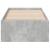 Cadru de pat, gri beton, 75x190 cm, lemn prelucrat GartenMobel Dekor