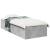 Cadru de pat, gri beton, 75x190 cm, lemn prelucrat GartenMobel Dekor