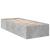 Cadru de pat, gri beton, 75x190 cm, lemn prelucrat GartenMobel Dekor