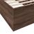 Cadru de pat, stejar maro, 75x190 cm, lemn prelucrat GartenMobel Dekor
