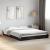 Cadru de pat, negru, 150x200 cm, lemn prelucrat GartenMobel Dekor