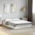 Cadru de pat, alb, 140x200 cm, lemn prelucrat GartenMobel Dekor