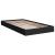 Cadru de pat, negru, 100x200 cm, lemn prelucrat GartenMobel Dekor