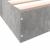 Cadru de pat, gri beton, 100x200 cm, lemn prelucrat GartenMobel Dekor