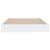 Cadru de pat, alb, 90x190 cm, lemn prelucrat GartenMobel Dekor