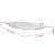 Cadru de pat, alb, 90x190 cm, lemn prelucrat GartenMobel Dekor