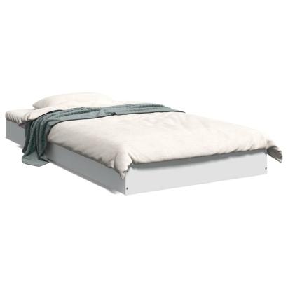 Cadru de pat, alb, 90x190 cm, lemn prelucrat GartenMobel Dekor