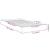 Cadru de pat, alb, 75x190 cm, lemn prelucrat GartenMobel Dekor