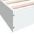 Cadru de pat, alb, 75x190 cm, lemn prelucrat GartenMobel Dekor