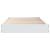 Cadru de pat, alb, 75x190 cm, lemn prelucrat GartenMobel Dekor