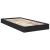 Cadru de pat, negru, 75x190 cm, lemn prelucrat GartenMobel Dekor