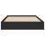 Cadru de pat, negru, 75x190 cm, lemn prelucrat GartenMobel Dekor