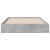 Cadru de pat, gri beton, 75x190 cm, lemn prelucrat GartenMobel Dekor
