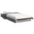 Cadru de pat, gri beton, 75x190 cm, lemn prelucrat GartenMobel Dekor