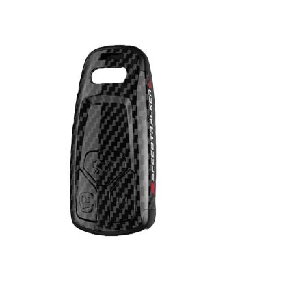 Husa Cheie Smartkey AUDI A4 B9, A5, 3 butoane, ABS, Aspect Carbon, Neagra AutoProtect KeyCars