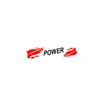 Abtibild " POWER " Negru Cod: AN13 Automotive TrustedCars