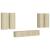 Set de dulapuri TV, 6 piese, stejar sonoma, lemn prelucrat GartenMobel Dekor