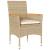 Set mobilier grădină cu perne 5 piese bej poliratan/lemn acacia GartenMobel Dekor