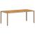 Set mobilier grădină cu perne 7 piese bej poliratan/lemn acacia GartenMobel Dekor