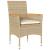 Set mobilier grădină cu perne 7 piese bej poliratan/lemn acacia GartenMobel Dekor