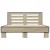 Cadru de pat, stejar sonoma, 140x200cm, lemn prelucrat și metal GartenMobel Dekor