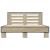 Cadru de pat, stejar sonoma, 120x190cm, lemn prelucrat și metal GartenMobel Dekor