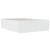 Cadru de pat, alb ,135x190 cm, lemn prelucrat GartenMobel Dekor