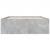 Cadru de pat, gri beton, 135x190 cm, lemn prelucrat GartenMobel Dekor