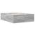 Cadru de pat, gri sonoma, 135x190 cm, lemn prelucrat GartenMobel Dekor