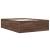 Cadru de pat, stejar maro, 135x190 cm, lemn prelucrat GartenMobel Dekor
