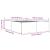 Cadru de pat, alb, 120x190 cm, lemn prelucrat GartenMobel Dekor